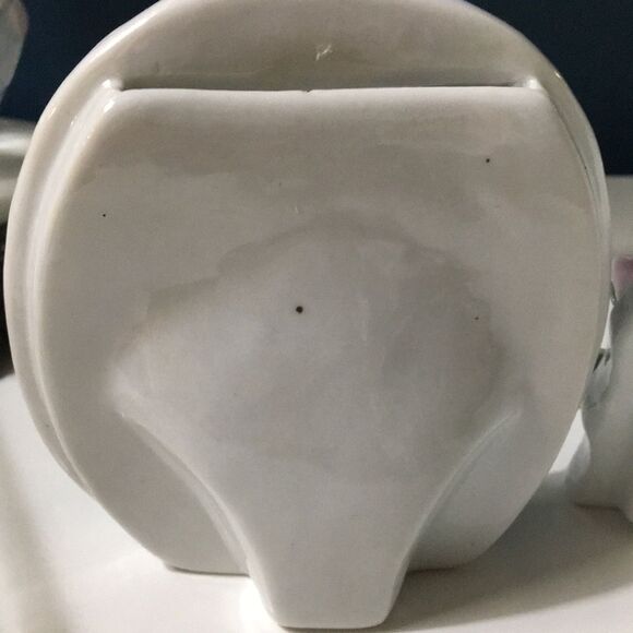 Vintage 80s Porcelain Ceramic 3D Flower Small Photo Picture Frames Grandma Core - Picture 9 of 16